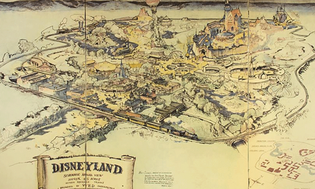 بيع خريطة ديزني لاند الأصلية الأولى ب 708 آلاف دولار