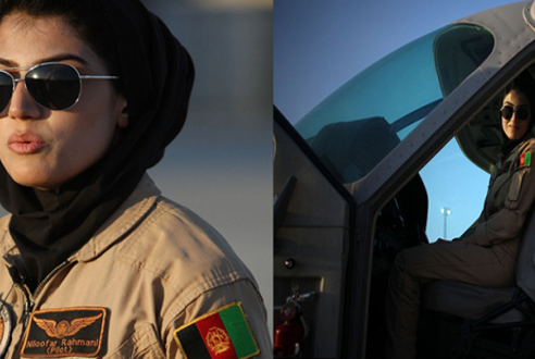 أول امرأة أفغانية تقود طائرة نفاثة طلبت اللجوء في أمريكا