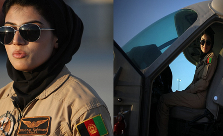 أول امرأة أفغانية تقود طائرة نفاثة طلبت اللجوء في أمريكا