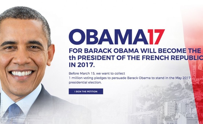 أوباما مرشح لرئاسة فرنسا
