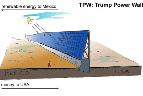 ترامب يقترح فكرة جديدة بِشأن الجدار الحدودي مع المكسيك