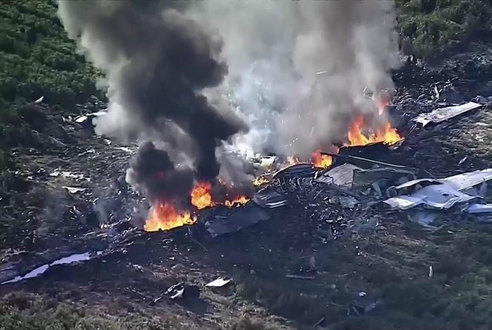 تحطم طائرة عسكرية في ولاية ميسيسيبي ومقتل 16 شخصاً