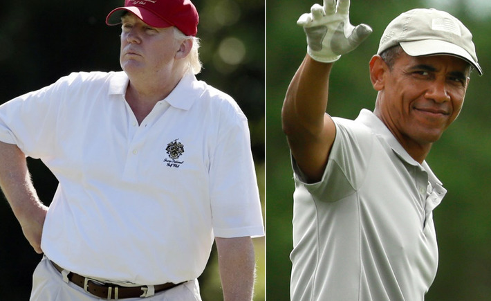 مشكلة دونالد ترامب مع الغولف