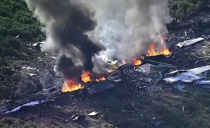 تحطم طائرة عسكرية في ولاية ميسيسيبي ومقتل 16 شخصاً